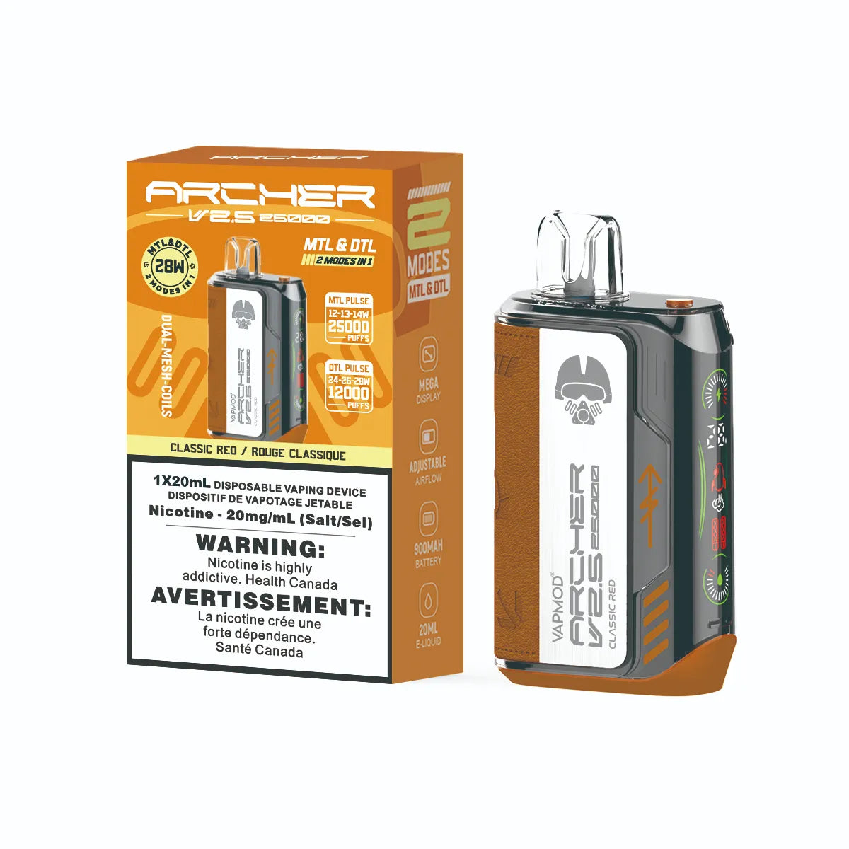 Archer V2.5 Classic Red Vape