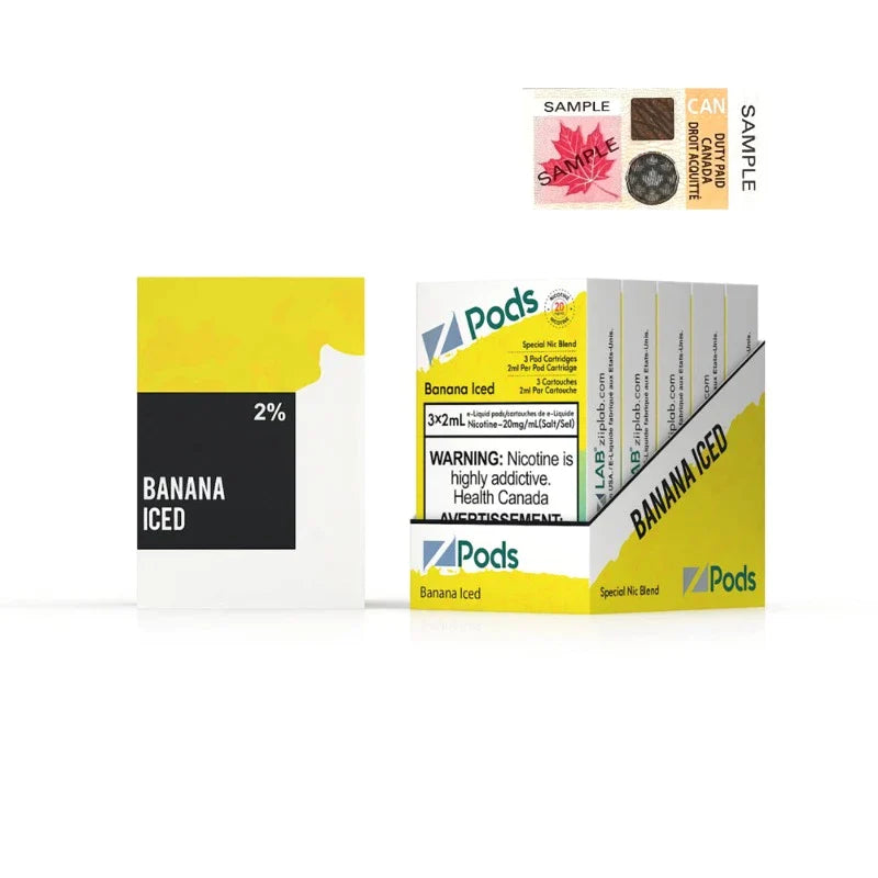 Z Pods 2% Special Nic Blend Pods - Banana Iced