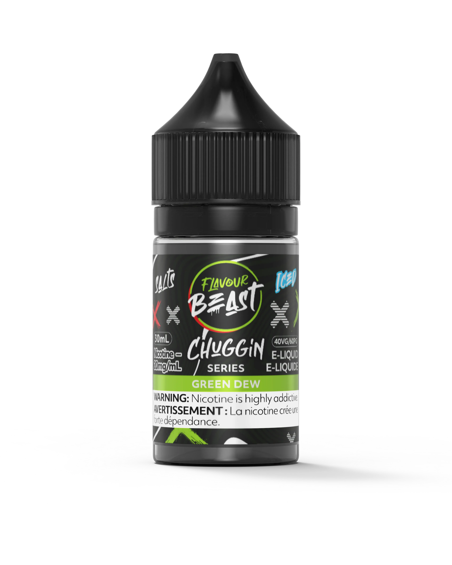 Flavour Beast Chuggin E-Liquid | Green Dew Iced (30mL)