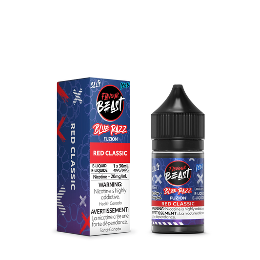 Flavour Beast Fuzion E-Liquid – Blue Razz Fuzion Red Classic (30mL)