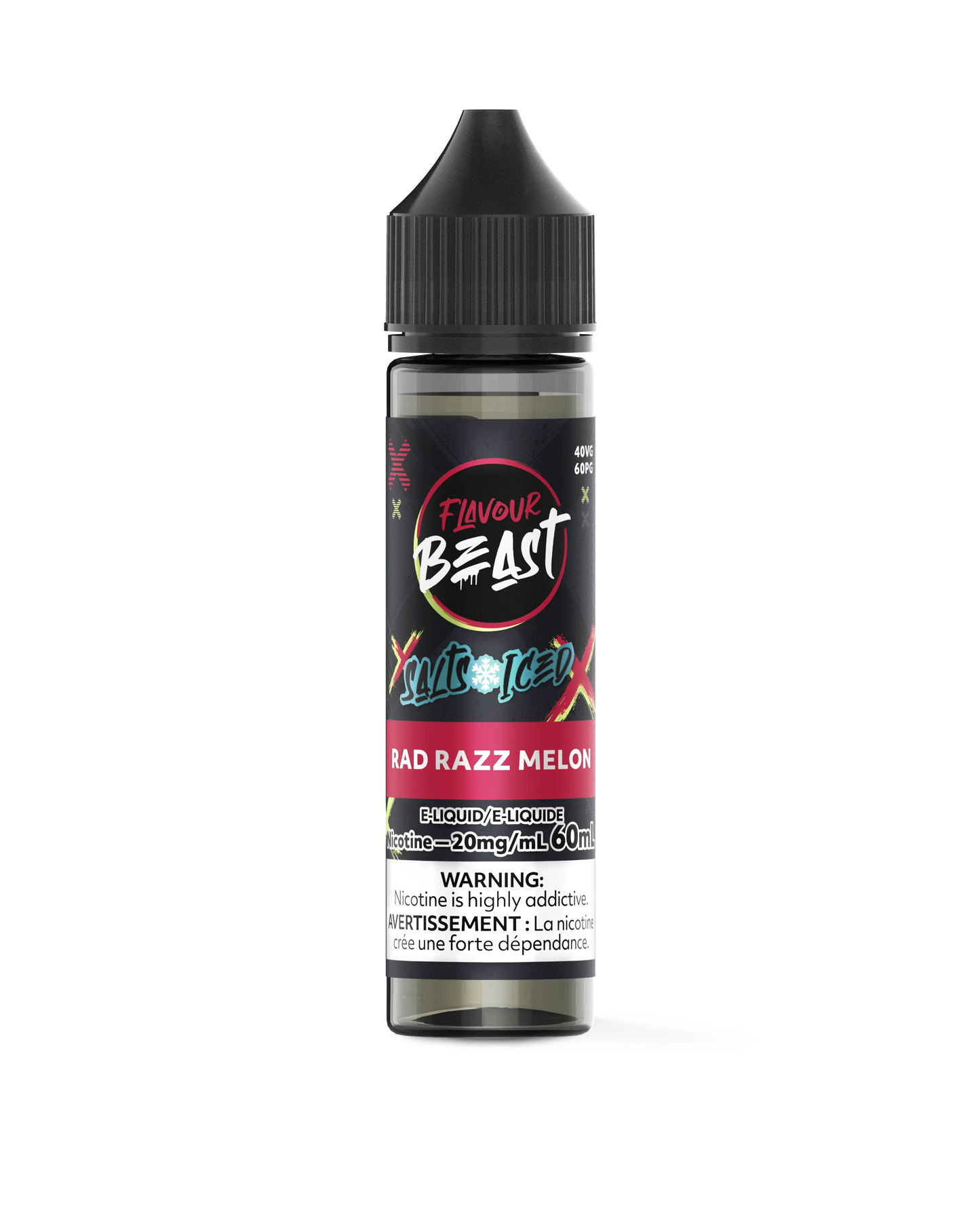 Rad Razz Melon Iced (60mL) | Flavour Beast E-Liquid