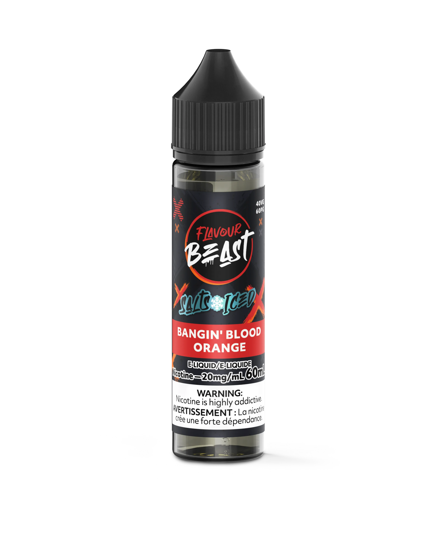 Bangin' Blood Orange Iced (60mL) | Flavour Beast E-Liquid