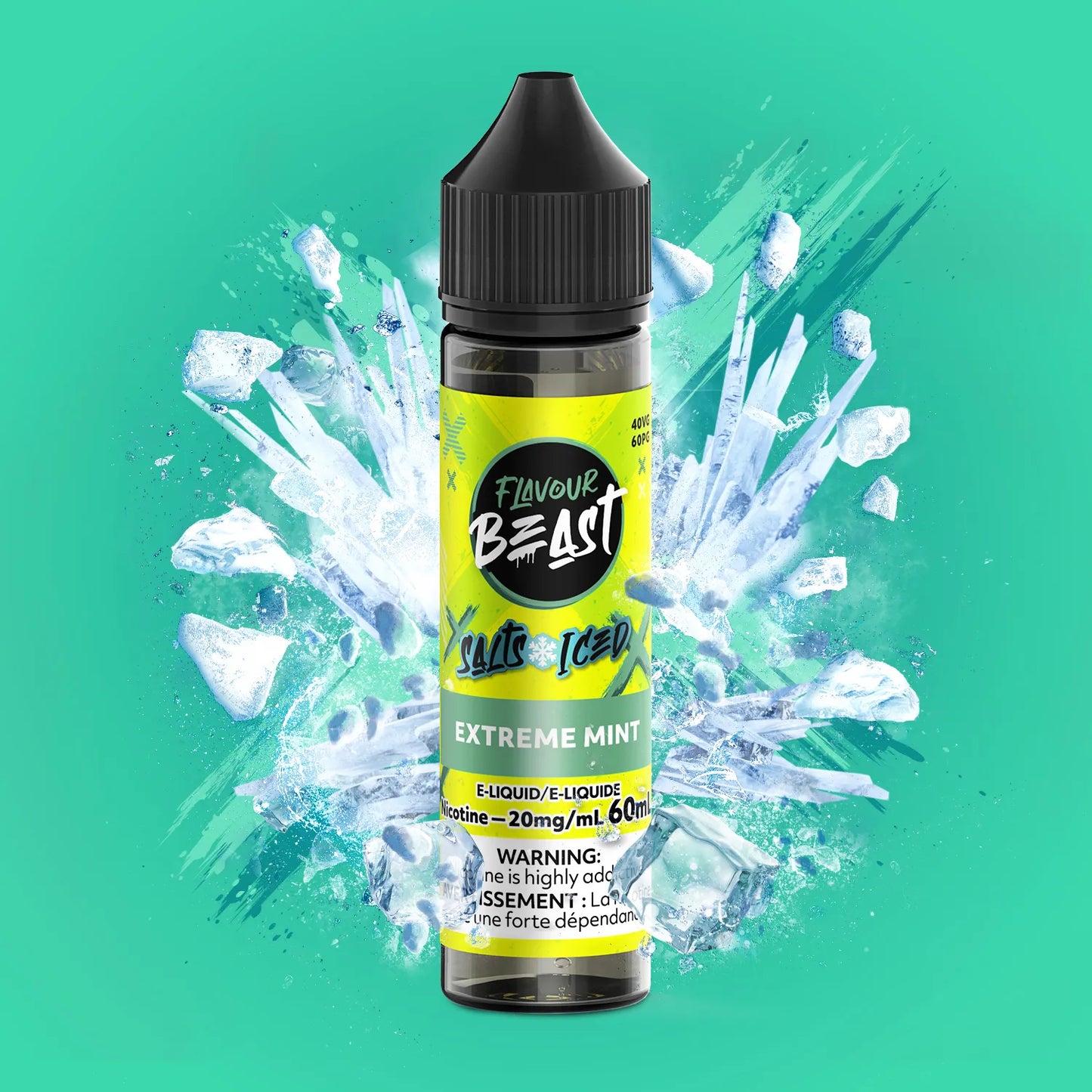 Extreme Mint Iced (60mL) | Flavour Beast E-Liquid