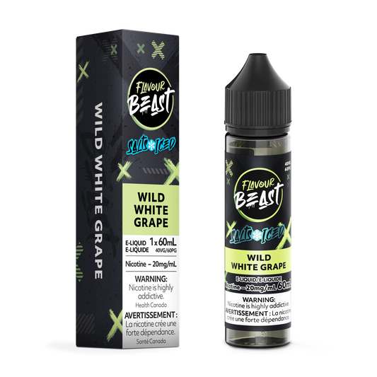Flavour Beast E-Liquid – Wild White Grape Iced (60mL)