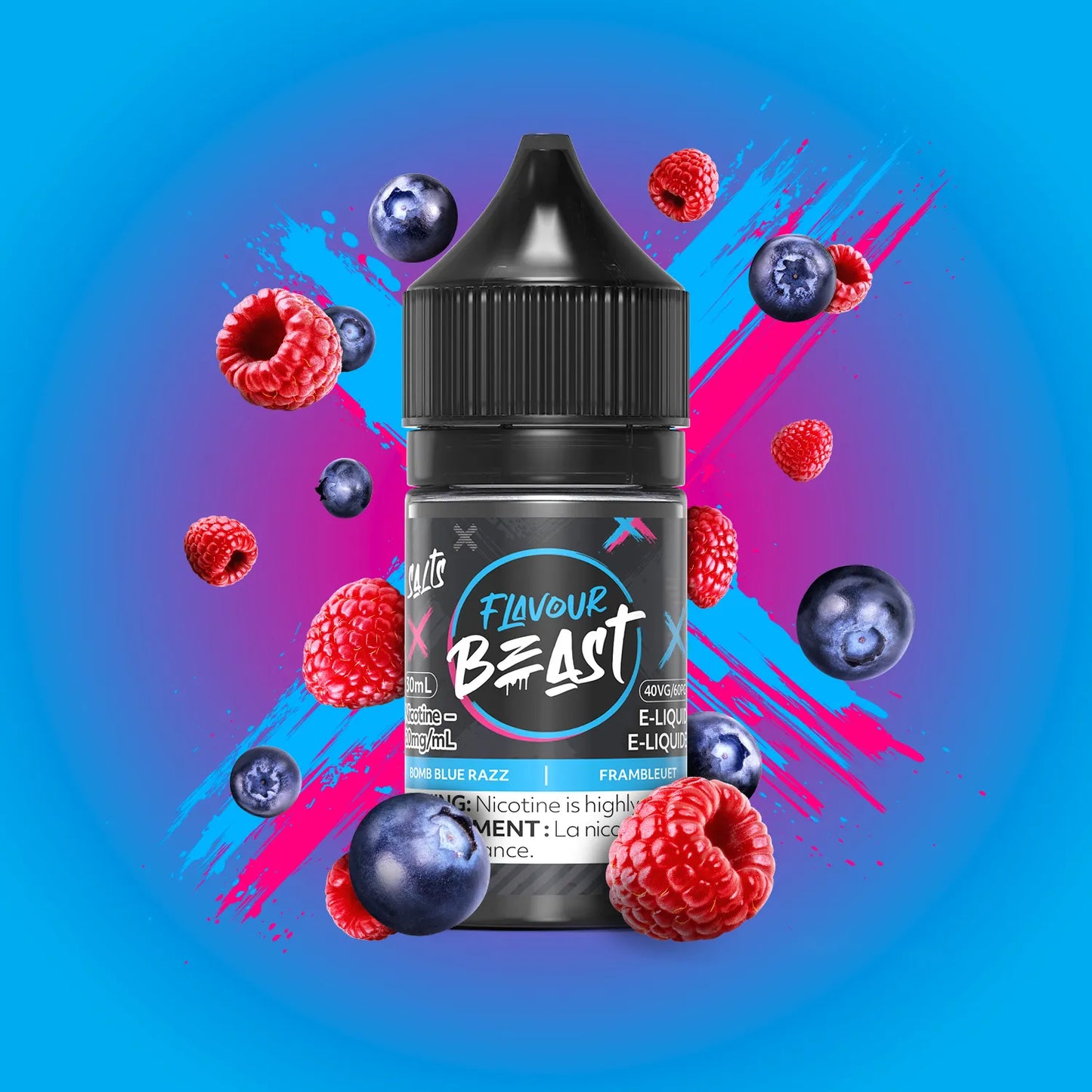Flavour Beast E-Liquid | Boss Blueberry Iced (30mL)