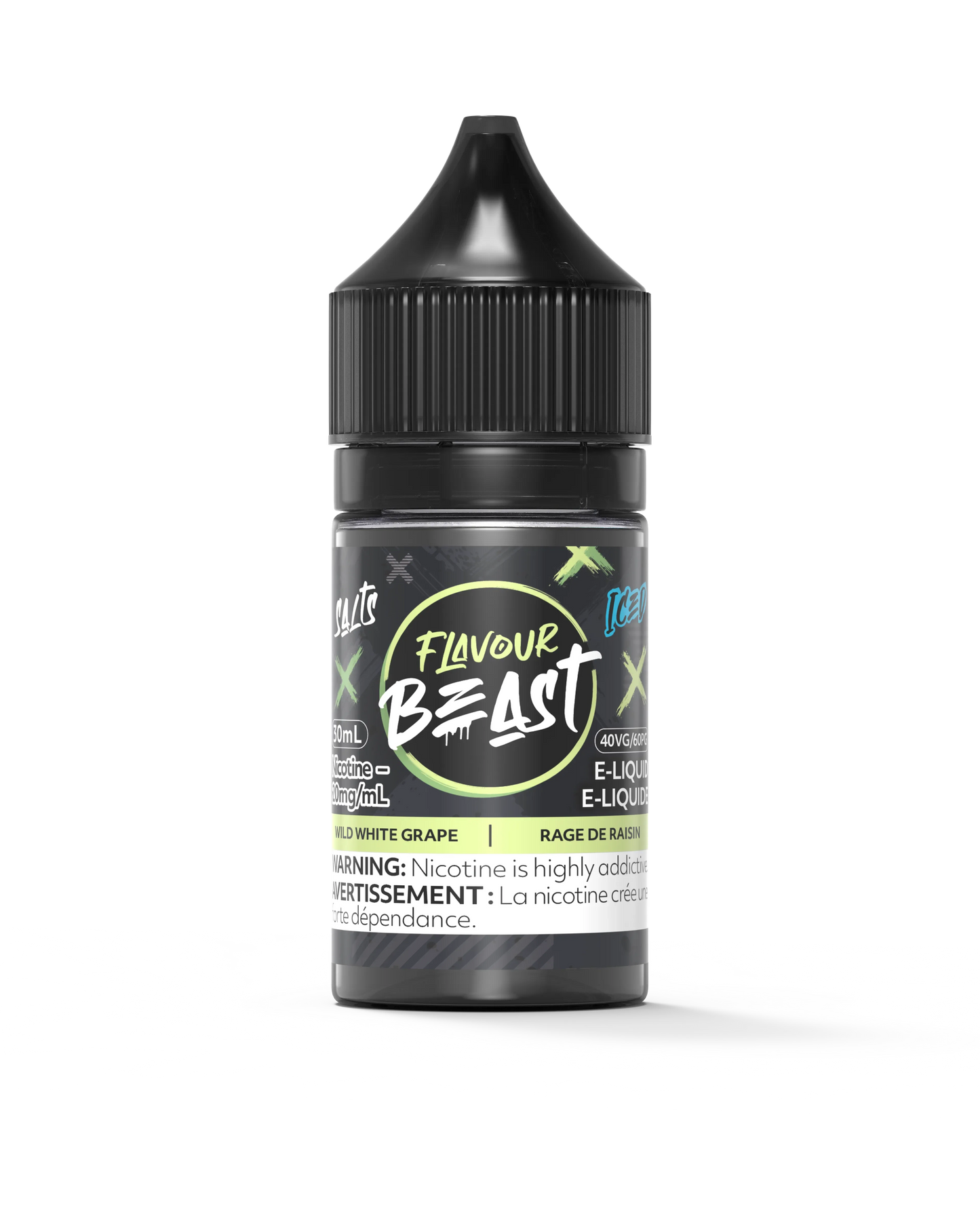 Flavour Beast E-Liquid | Wild White Grape Iced (30mL)