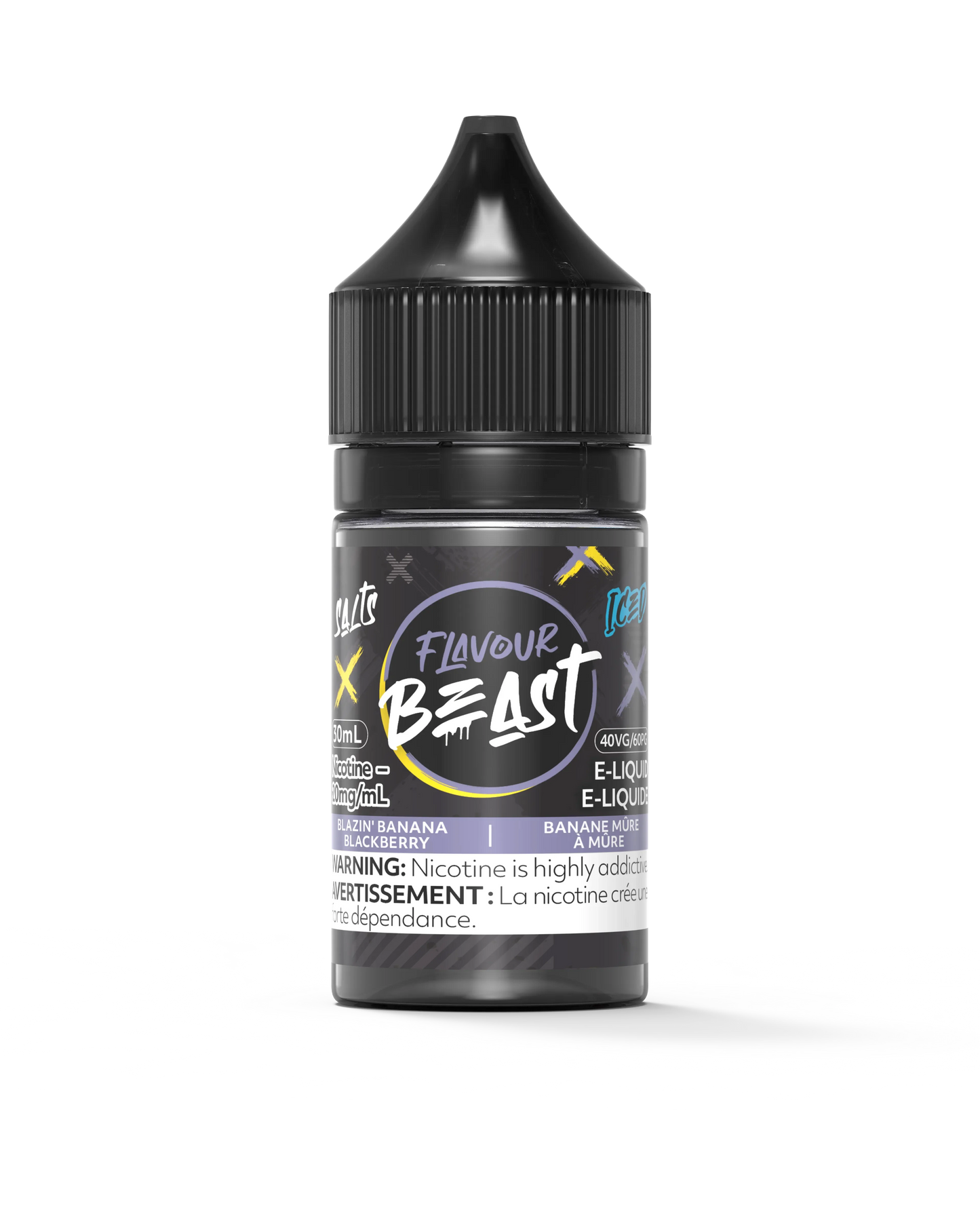 Flavour Beast E-Liquid | Blessed Blueberry Mint Iced (30mL)