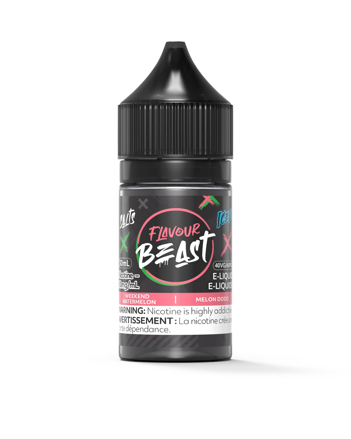 Flavour Beast E-Liquid | Weekend Watermelon Iced (30mL)