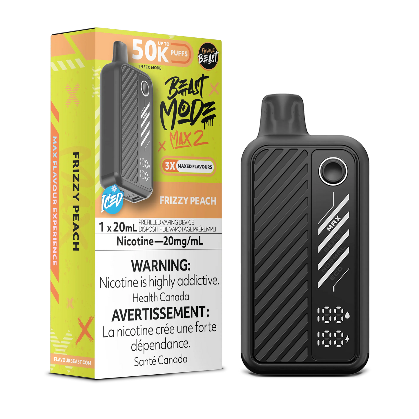 Flavour Beast Mode Max 2 Frizzy Peach