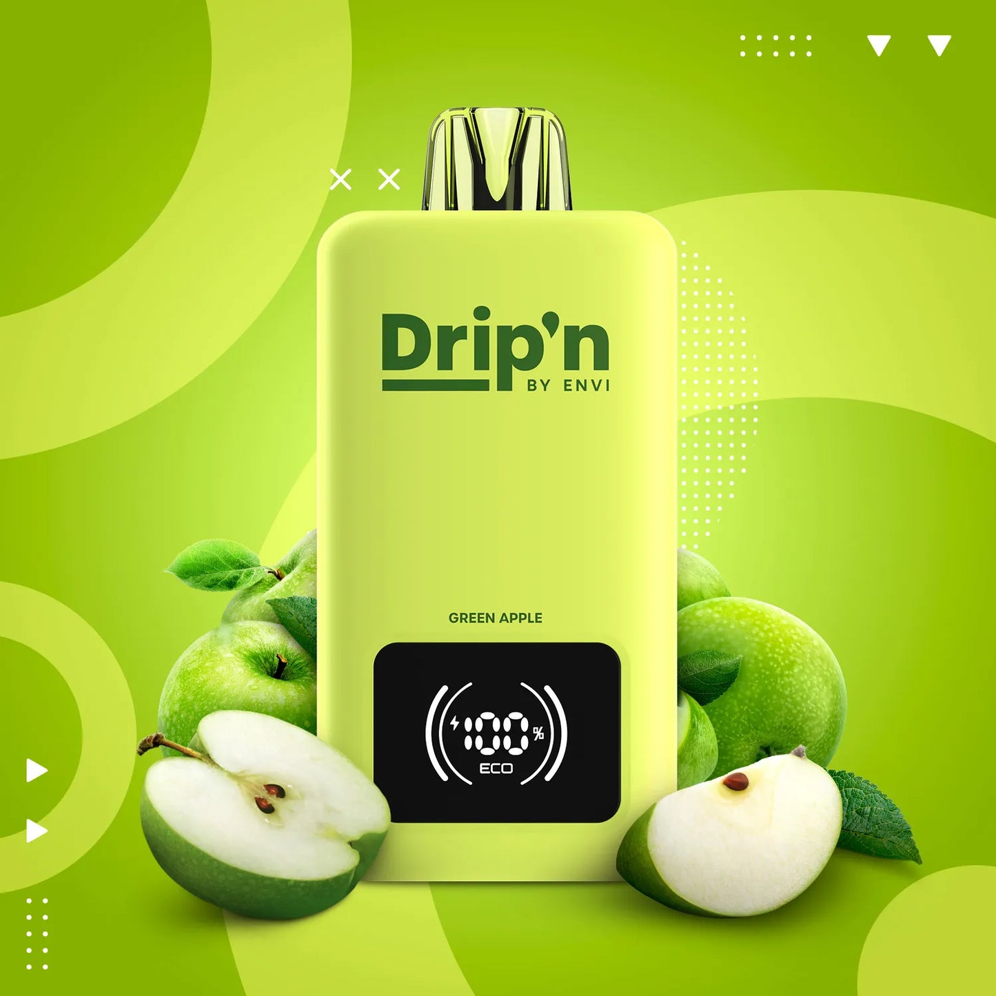 Green Apple Ice Drip’n 70k Value Series Disposable Vape