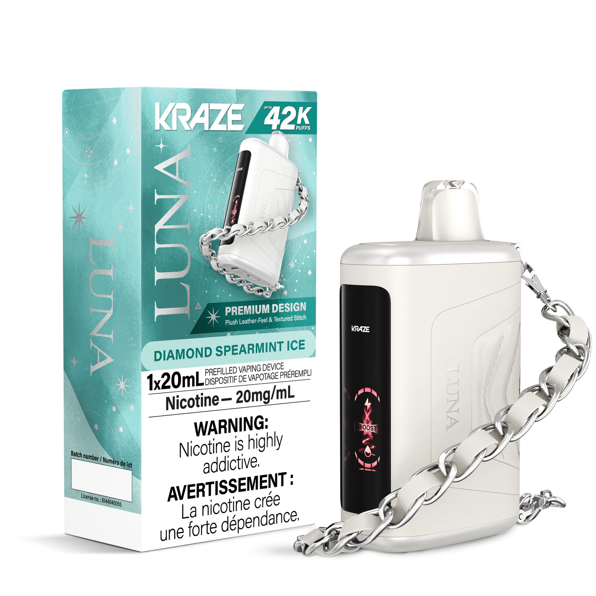 Kraze Luna 42k Diamond Spearmint Ice