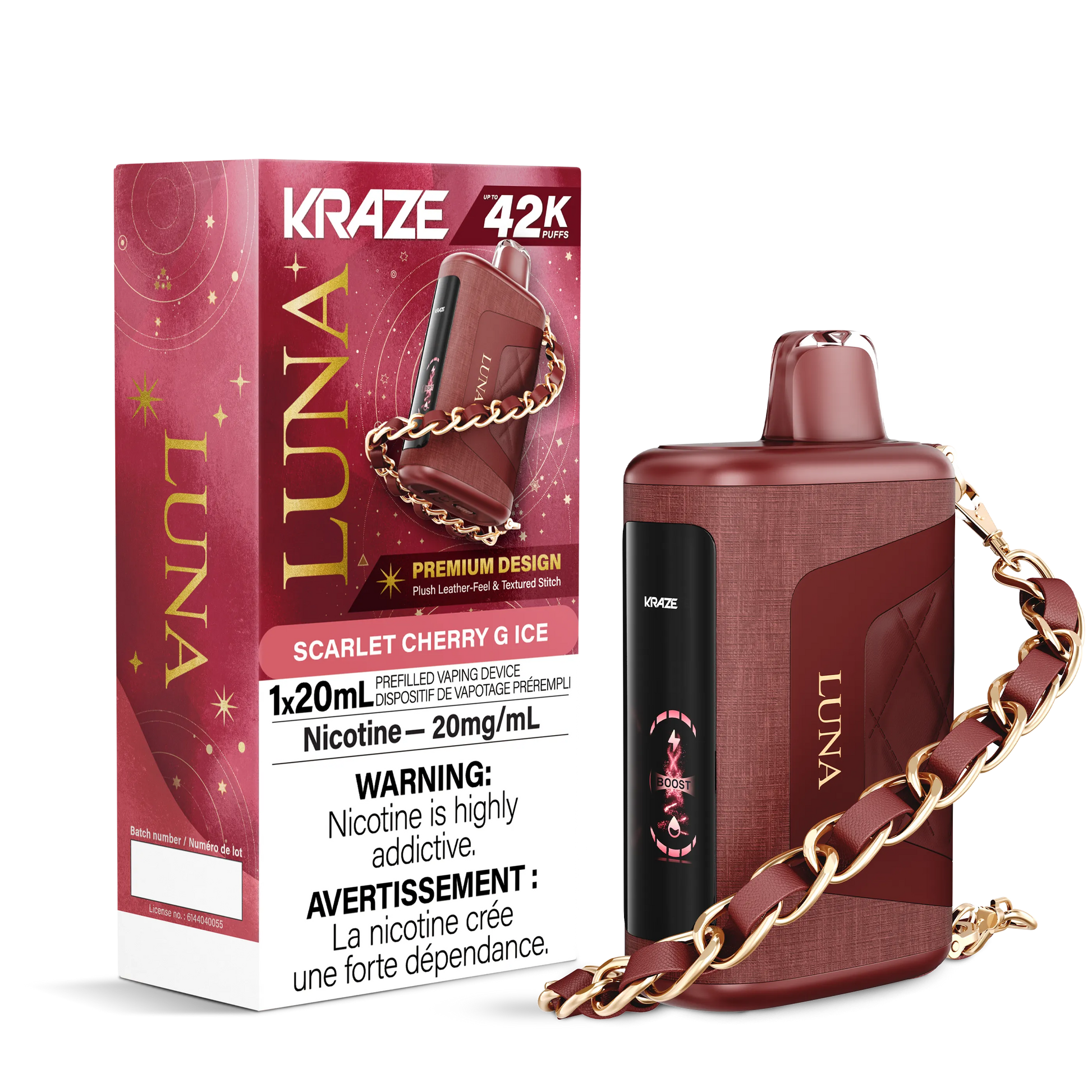 Kraze Luna Scarlet Cherry G Ice
