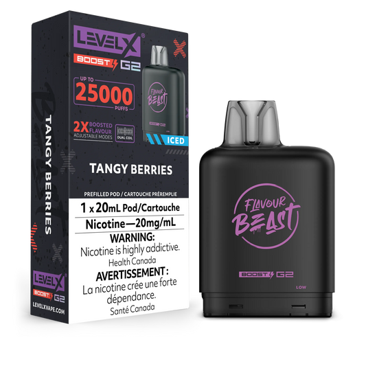 Level X FB Boost G2 Tangy Berries Iced