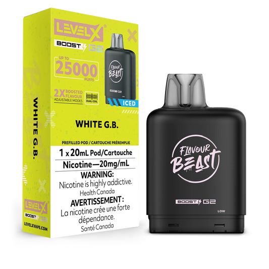 Level X FB Boost G2 White G.B. Iced