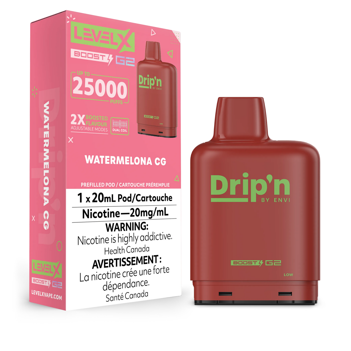 Level X Drip'n Boost G2 Watermelona CG