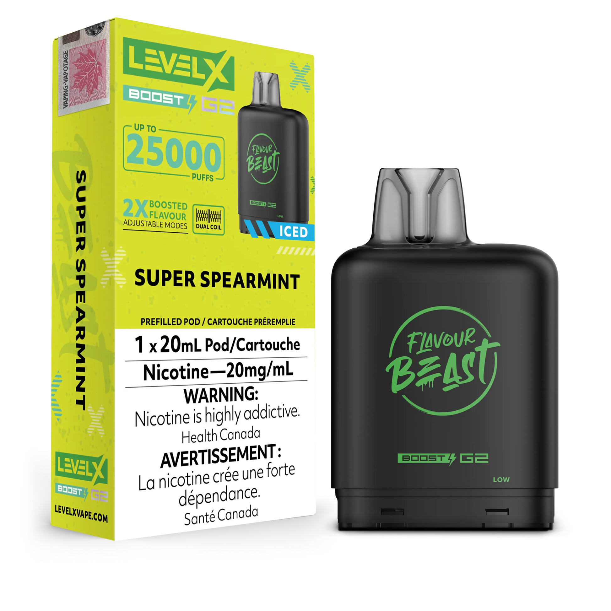 Level X FB Boost G2 Super Spearmint Iced