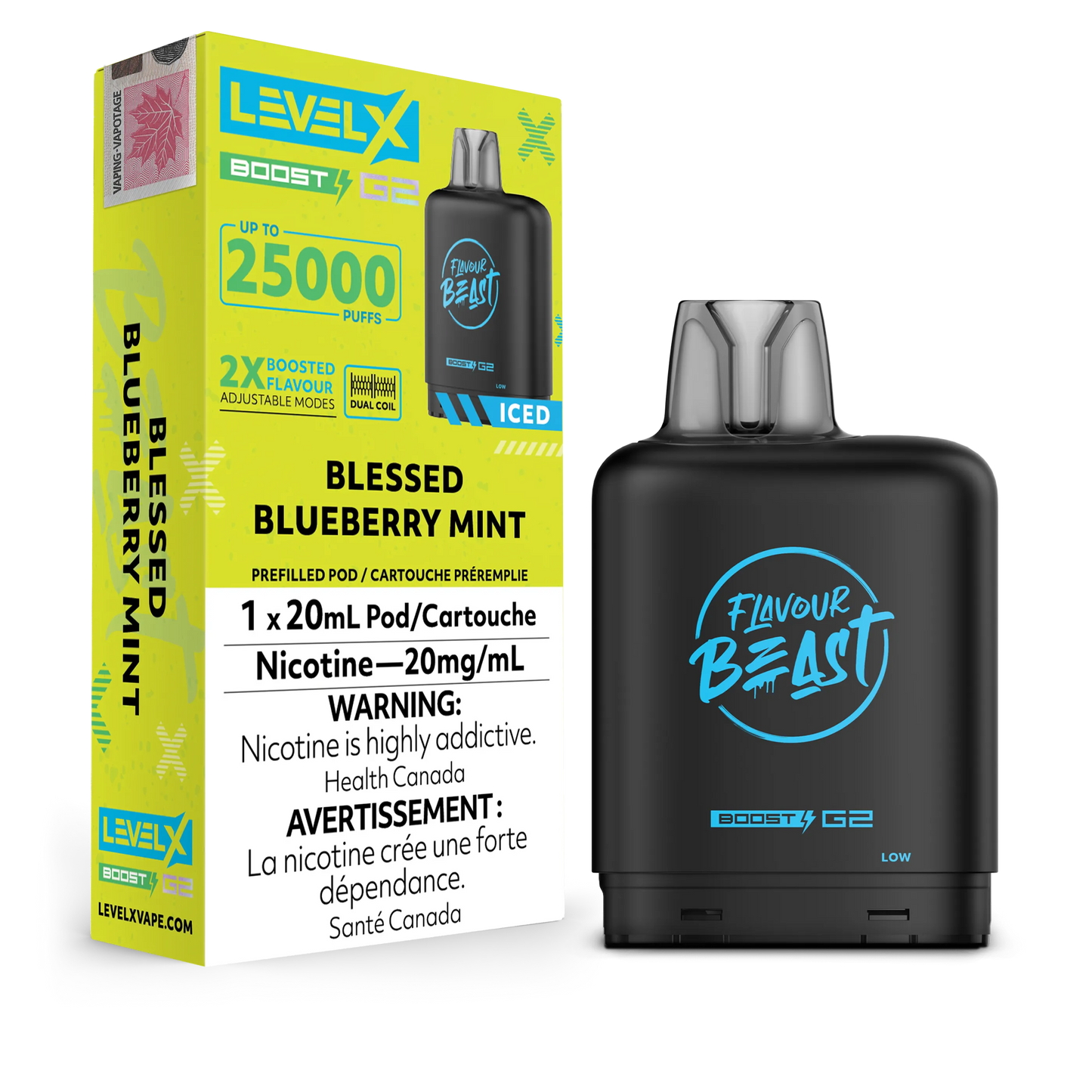 Level X FB Boost G2 Blessed Blueberry Mint Iced