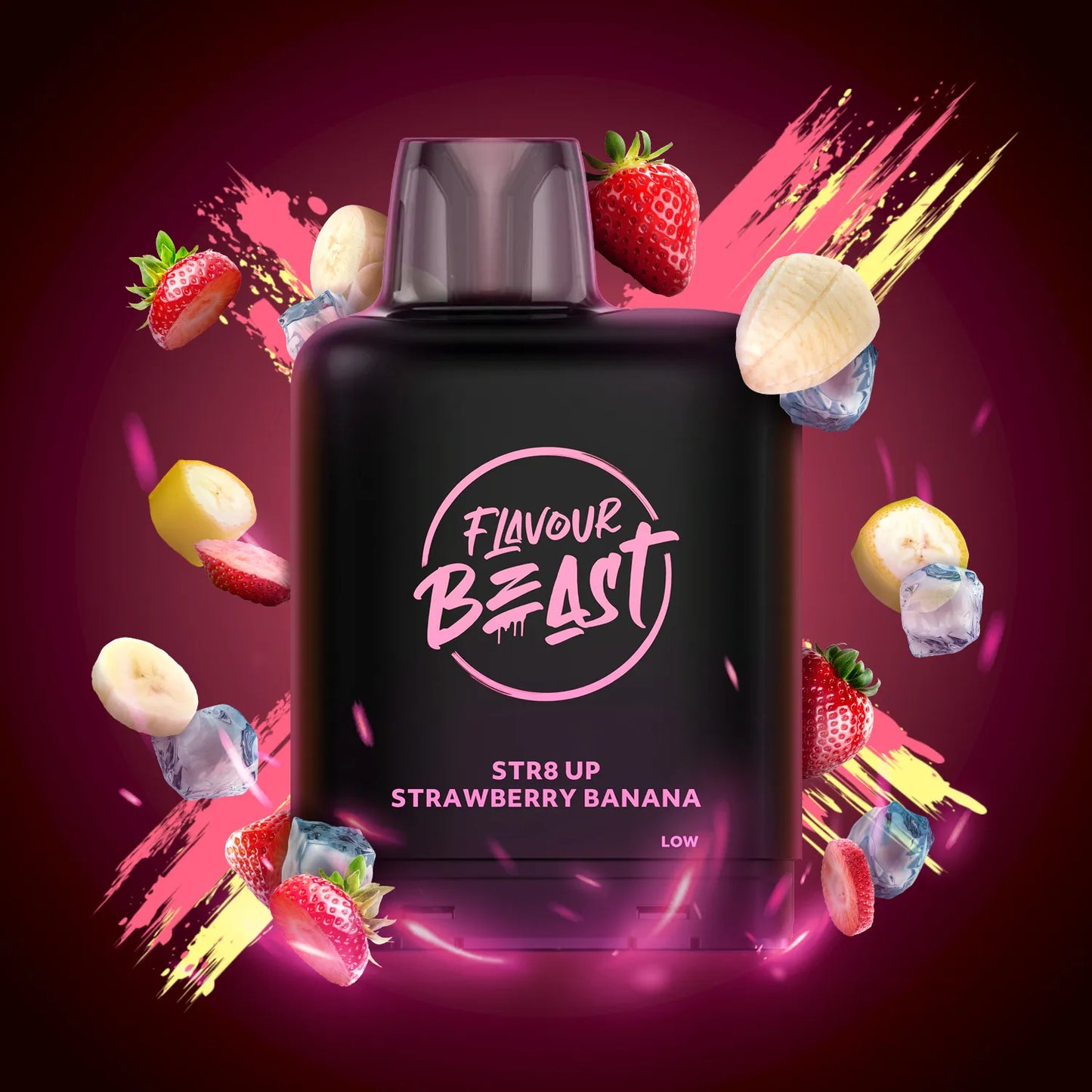 Level X FB Boost G2 STR8 Up Strawberry Banana Iced ( 25k )