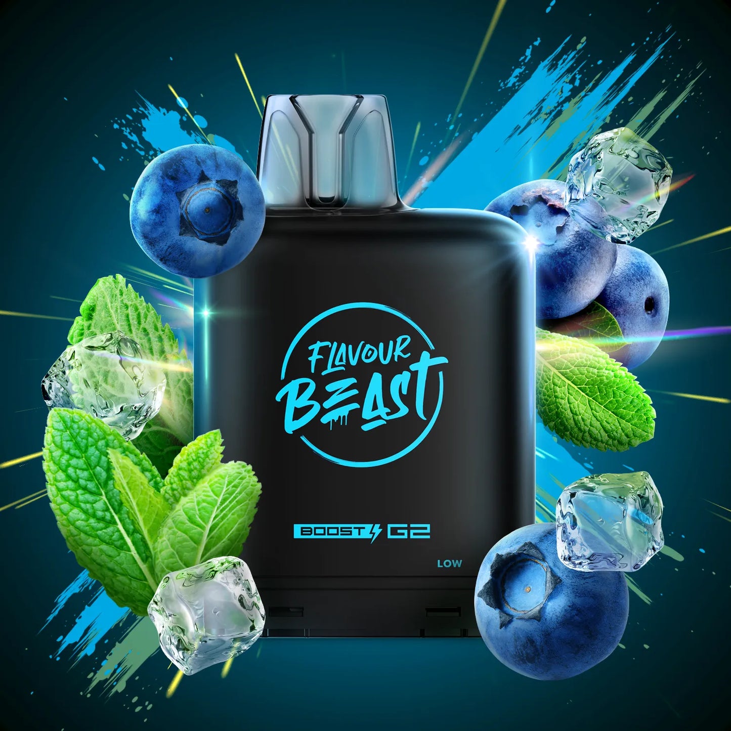 Level X FB Boost G2 Blessed Blueberry Mint Iced ( 25k )