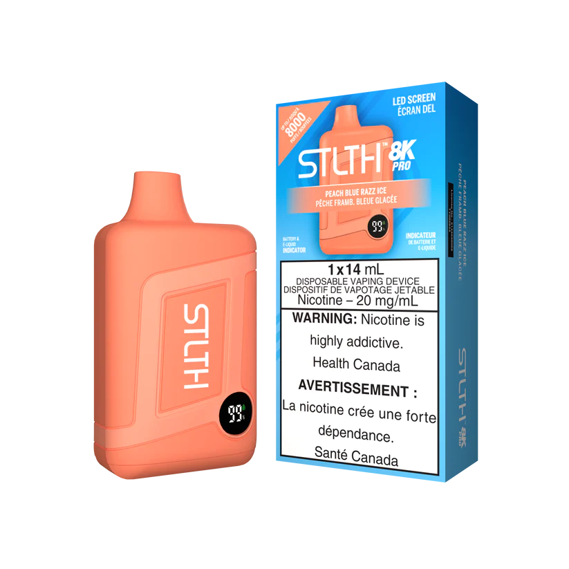STLTH 8K Pro - Peach Blue Razz Ice