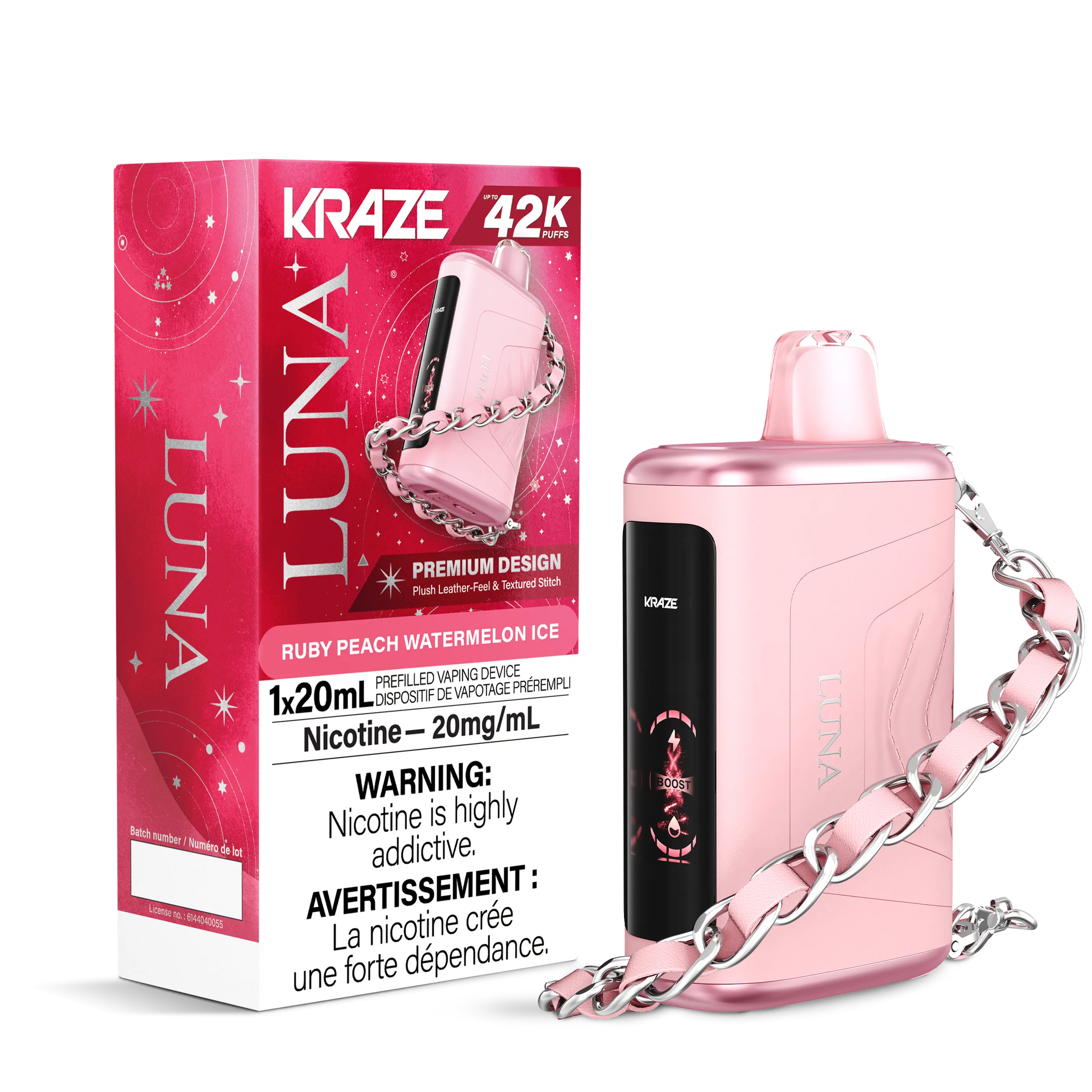 Kraze Luna Ruby Peach Watermelon Ice