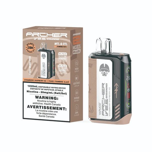 Archer V2.5 Strawberry Raspberry Ice disposable vape