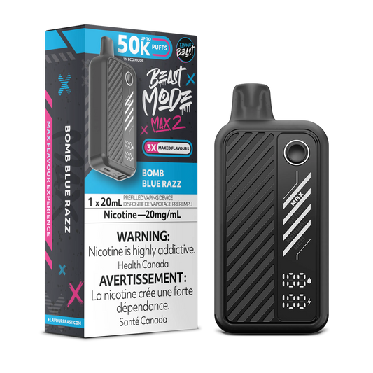 Flavour Beast Mode Max 2 Bomb Blue Razz