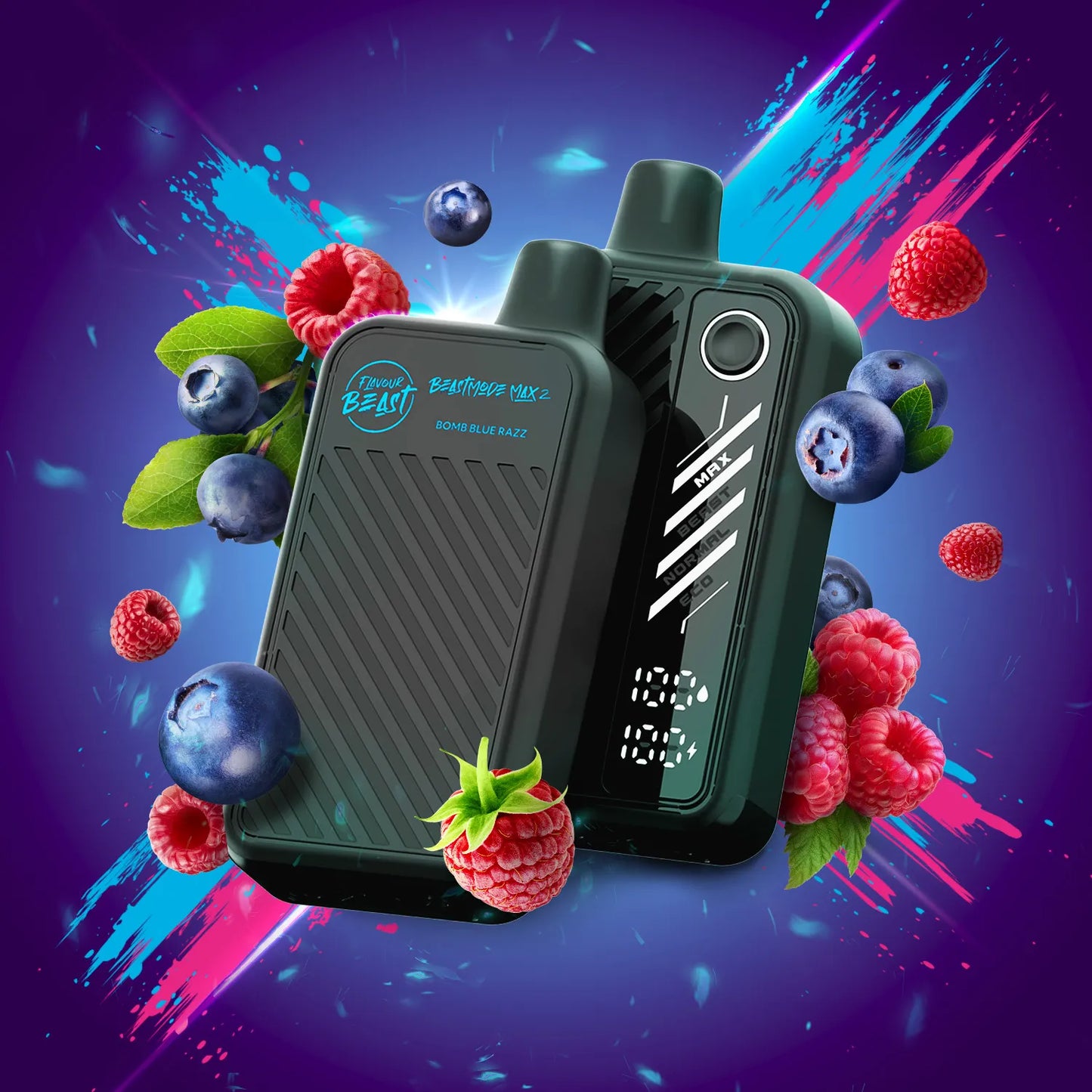 Flavour Beast Mode Max 2 Bomb Blue Razz