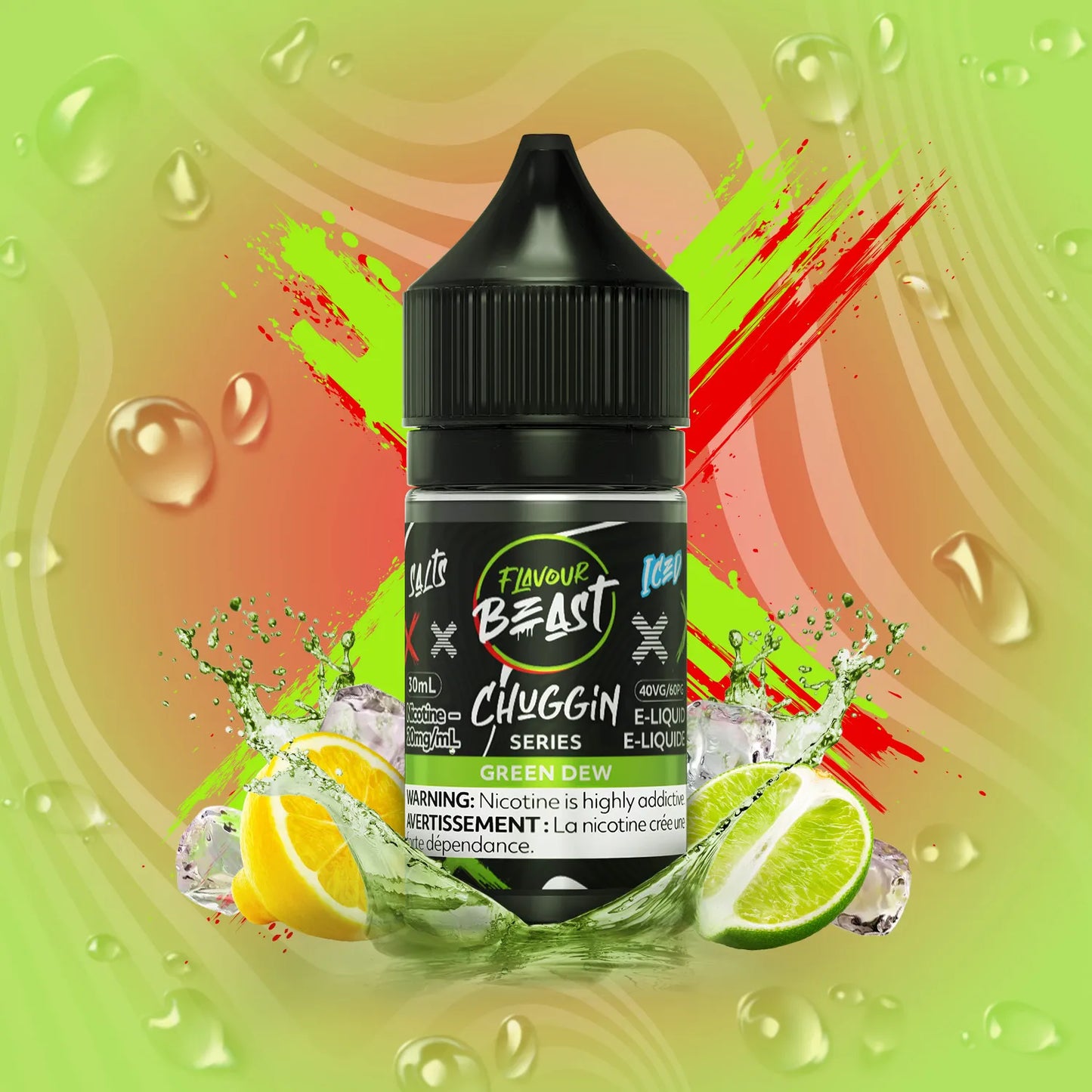 Flavour Beast Chuggin E-Liquid | Green Dew Iced (30mL)