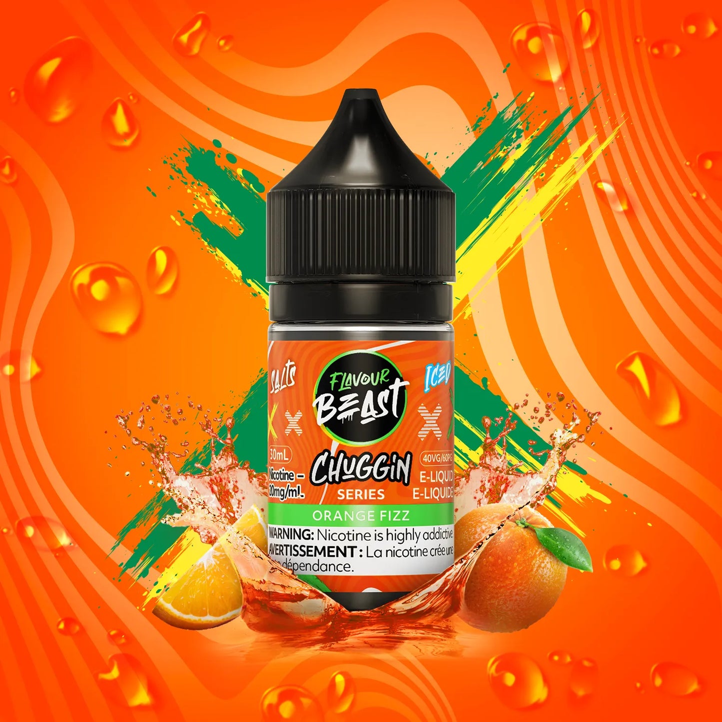 Flavour Beast Chuggin E-Liquid | Orange Fizz Iced (30mL)