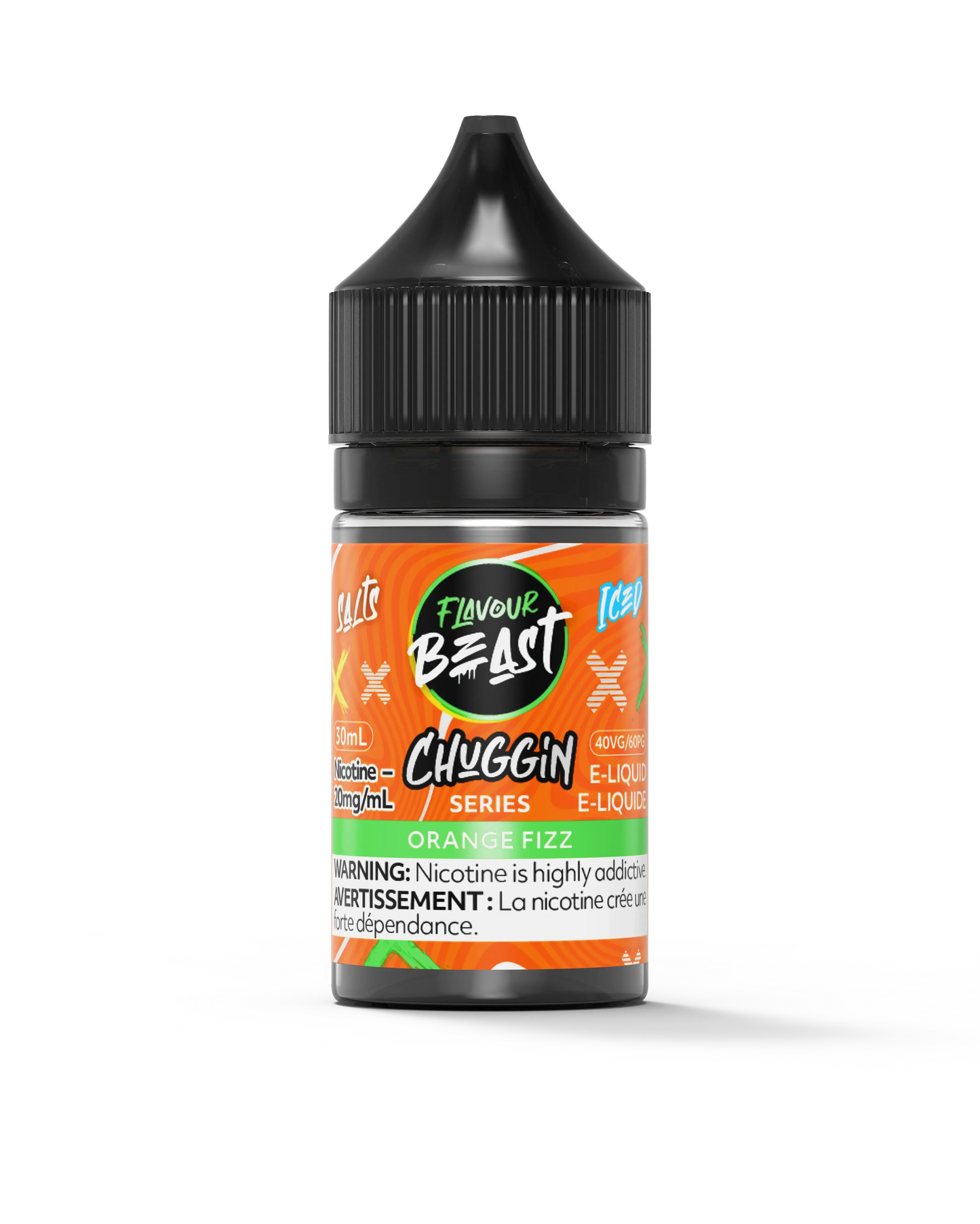 Flavour Beast Chuggin E-Liquid | Orange Fizz Iced (30mL)