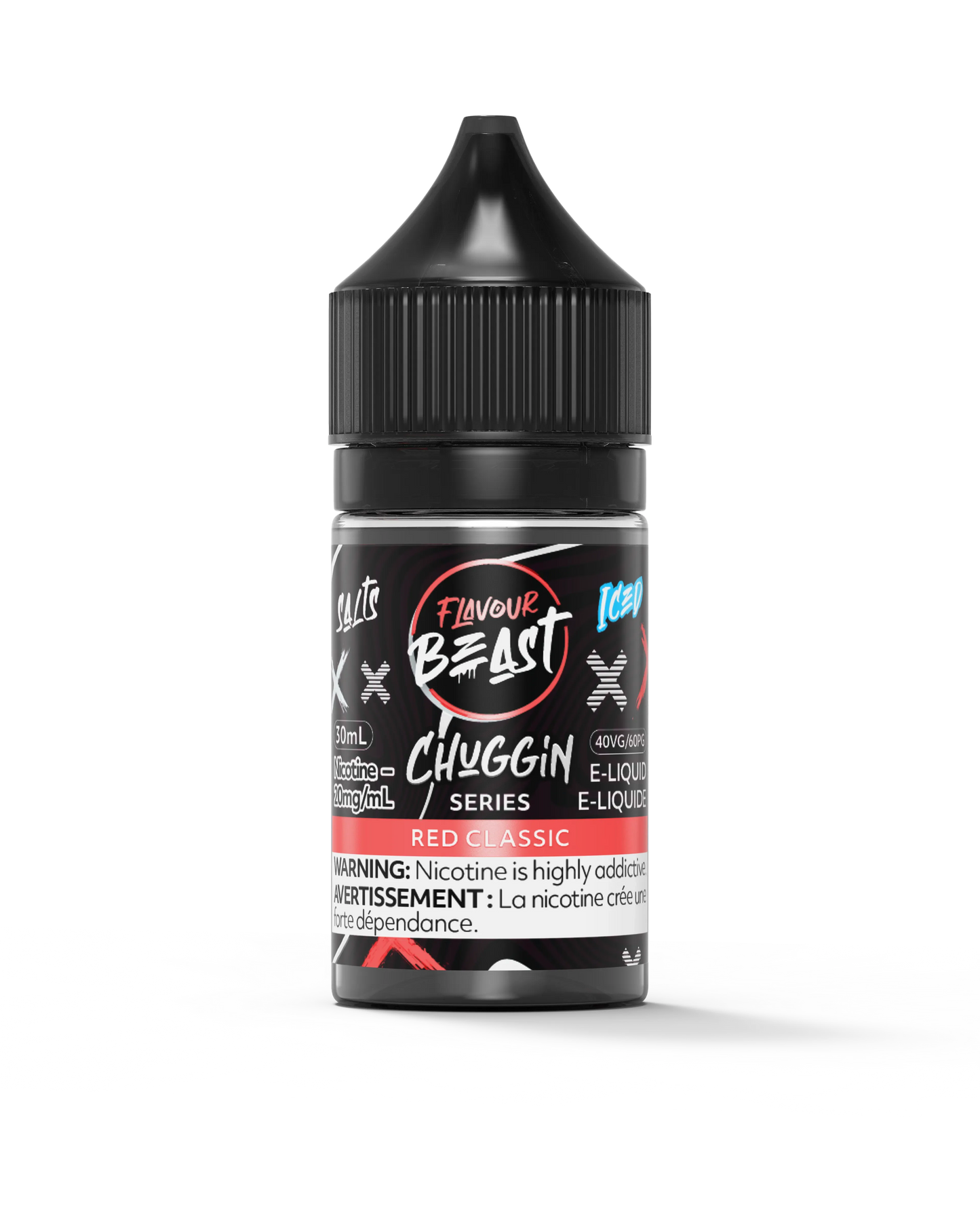 Flavour Beast Chuggin E-Liquid | Red Classic Iced (30mL)
