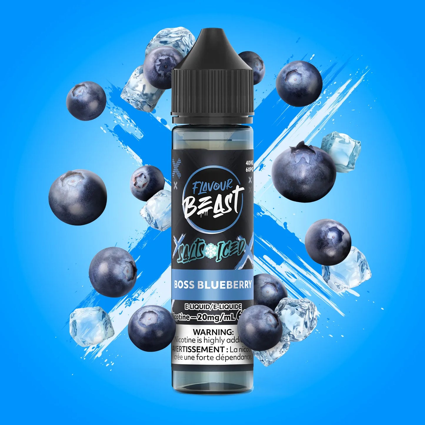 Boss Blueberry Iced (60mL) | Flavour Beast E-Liquid