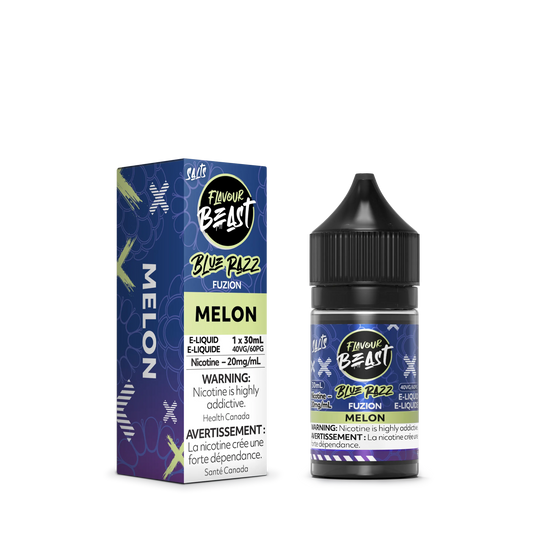 Flavour Beast Fuzion E-Liquid â€“ Blue Razz Fuzion Melon (30mL)