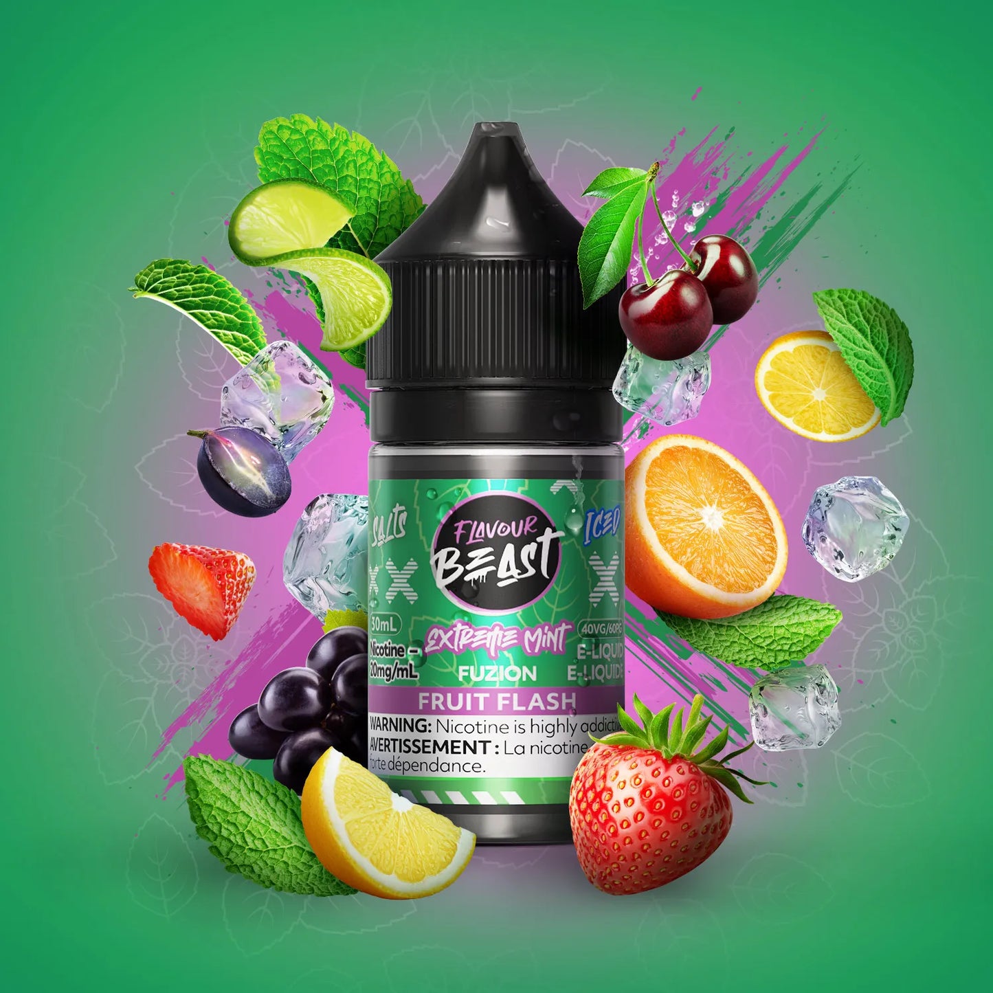 FB Fuzion E-Liquid | Extreme Mint Fuzion Fruit Flash ( 30ml )