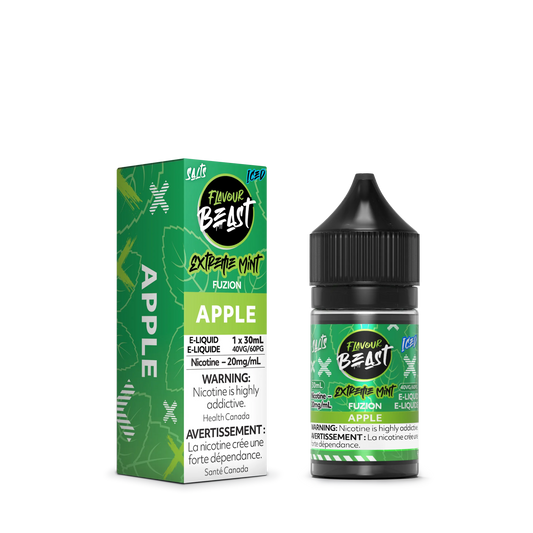 Flavour Beast Fuzion E-Liquid â€“ Extreme Mint Fuzion Apple (30mL)