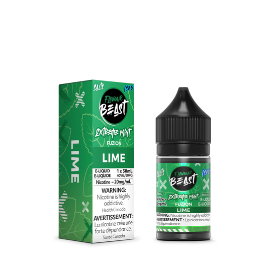 Flavour Beast Fuzion E-Liquid â€“ Extreme Mint Fuzion Lime (30mL)