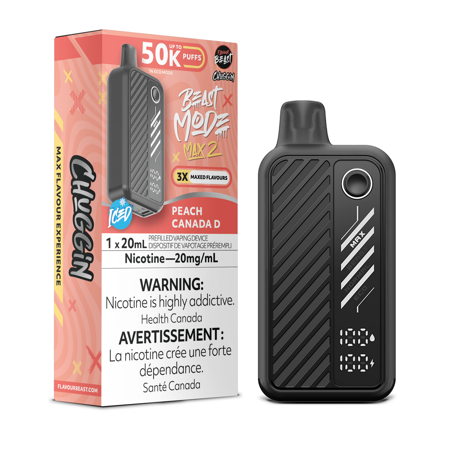 Flavour Beast Mode Max 2 - Mad Mango Peach