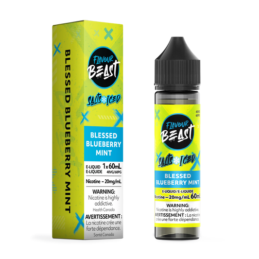 Flavour Beast E-Liquid â€“ Blessed Blueberry Mint Iced (60mL)