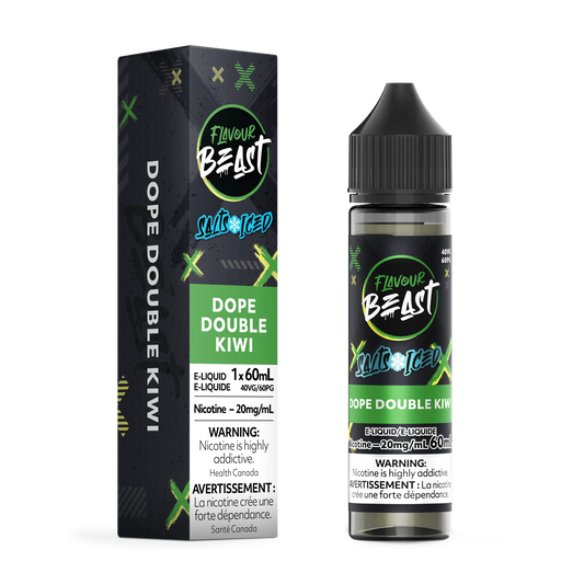 Flavour Beast E-Liquid â€“ Dope Double Kiwi Iced (60mL)