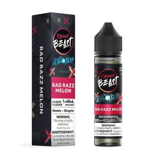 Flavour Beast E-Liquid â€“ Rad Razz Melon Iced (60mL)