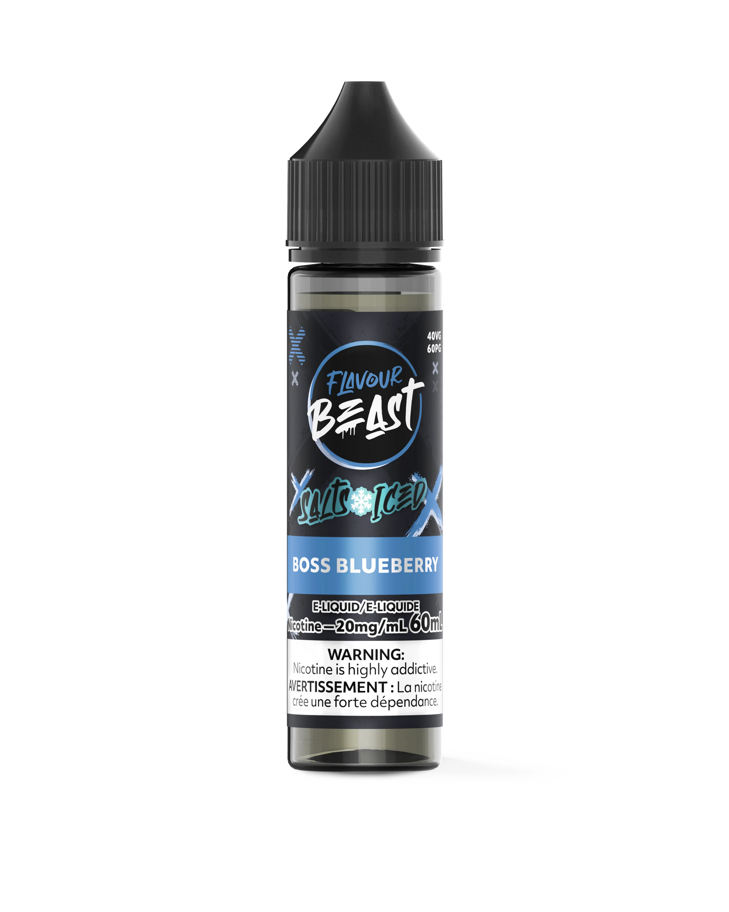 Boss Blueberry Iced (60mL) | Flavour Beast E-Liquid