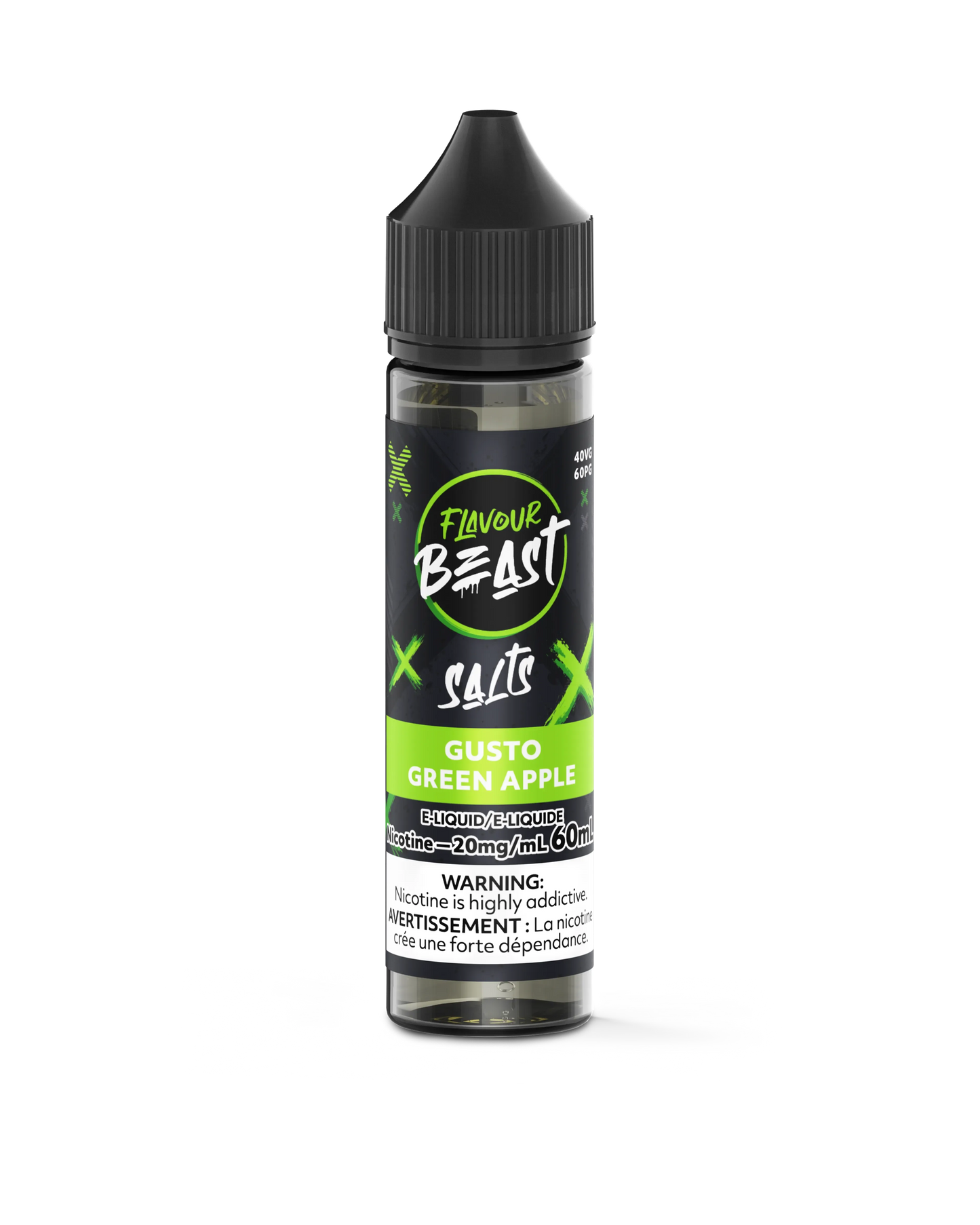 Gusto Green Apple (60mL) | Flavour Beast E-Liquid