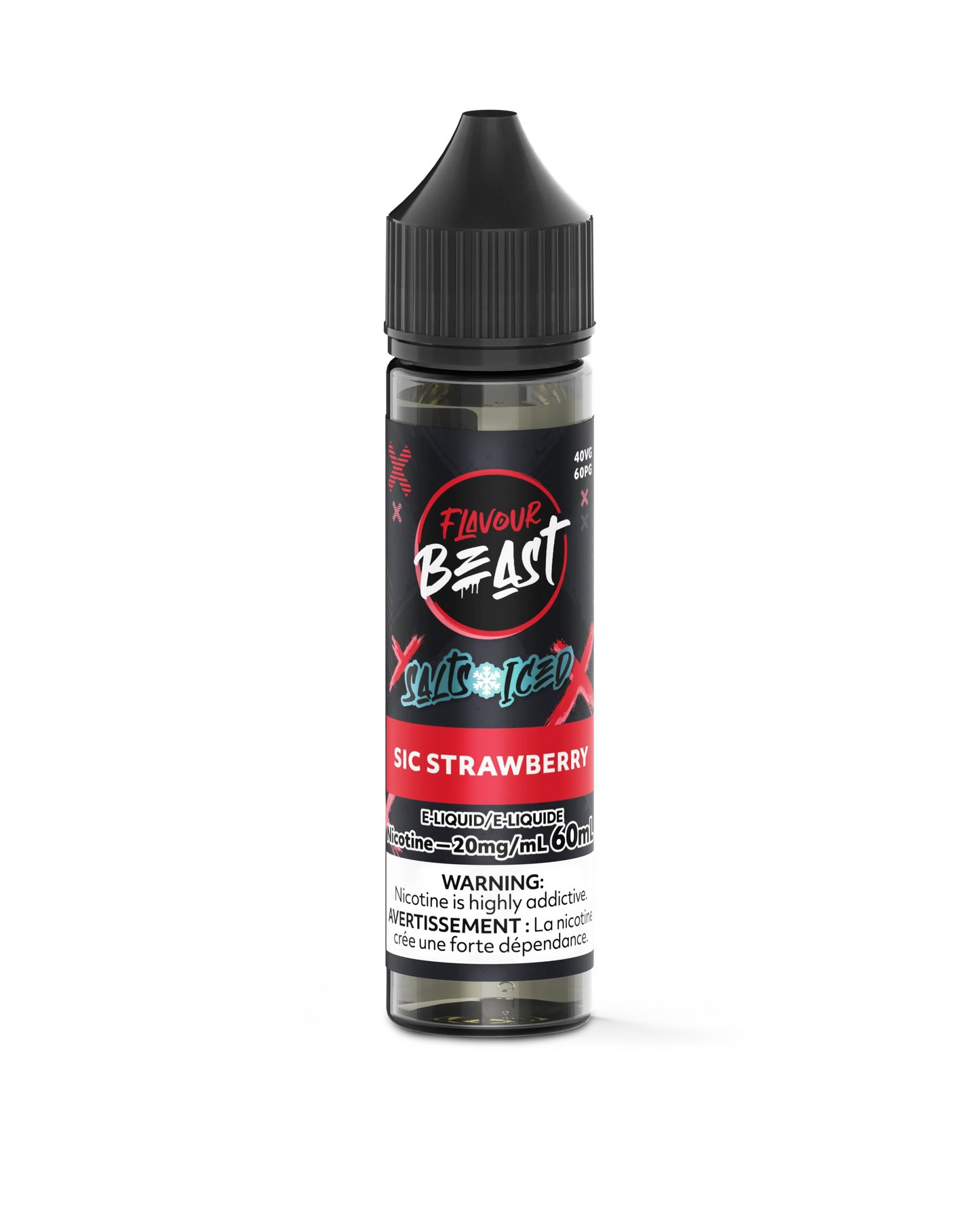 Sic Strawberry Iced (60mL) | Flavour Beast E-Liquid