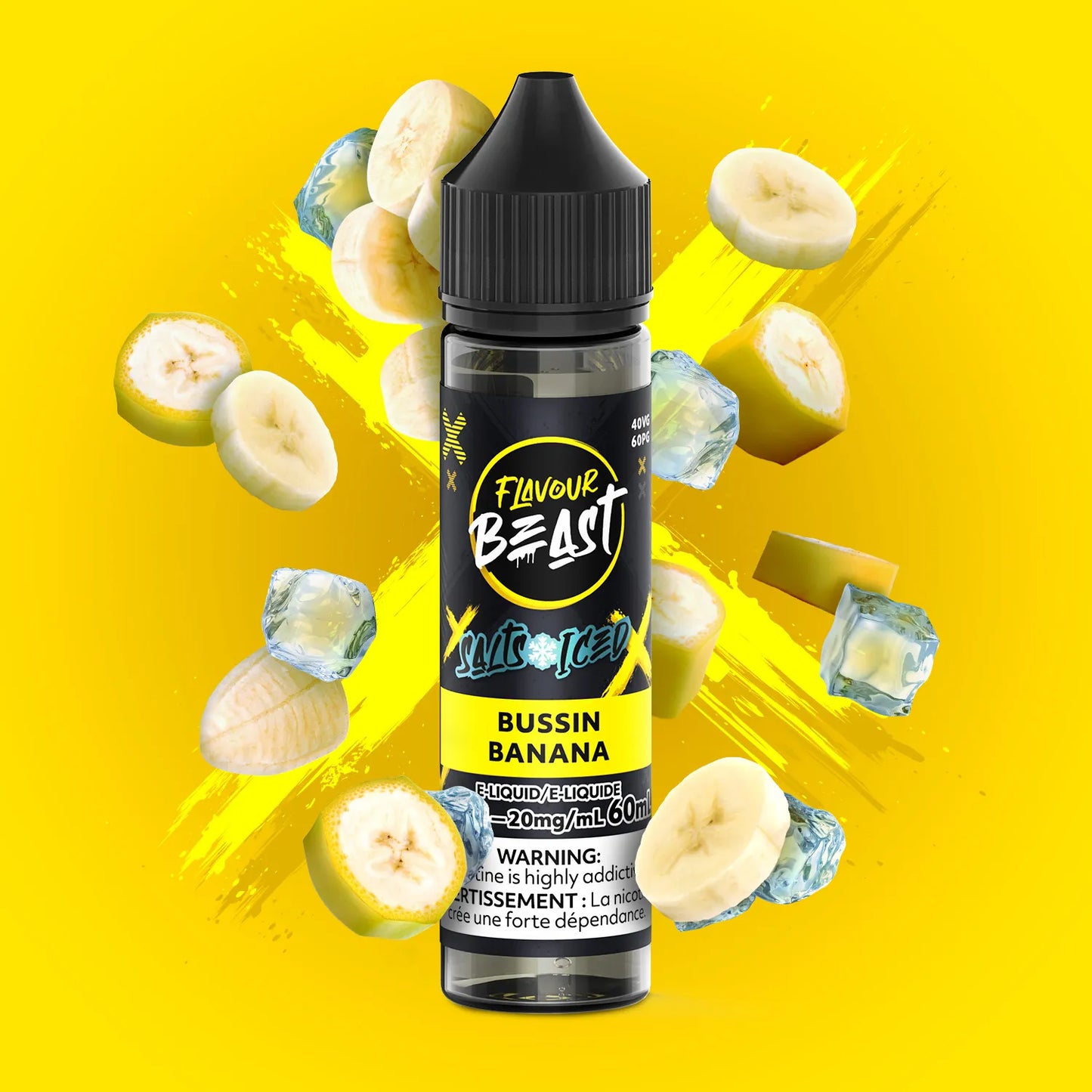 Bussin Banana Iced (60mL) | Flavour Beast E-Liquid