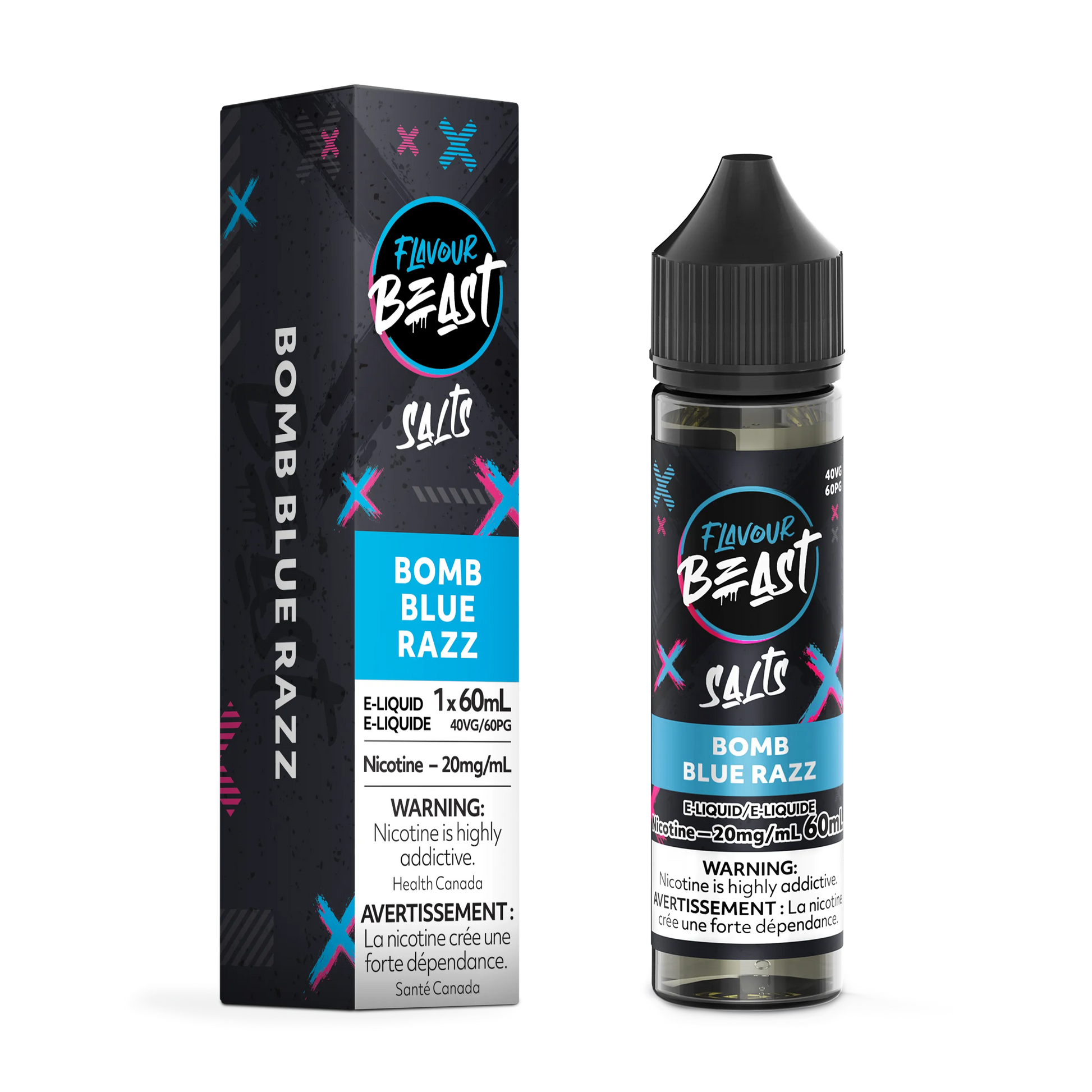 Flavour Beast E-Liquid â€“ Bomb Blue Razz (60mL)