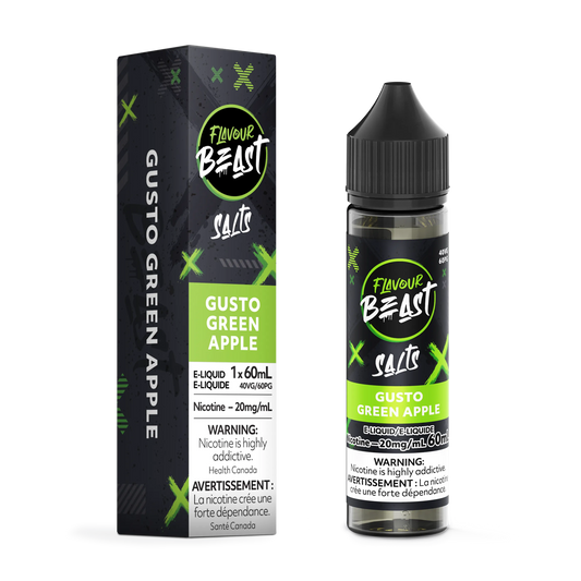 Flavour Beast E-Liquid â€“ Gusto Green Apple (60mL)