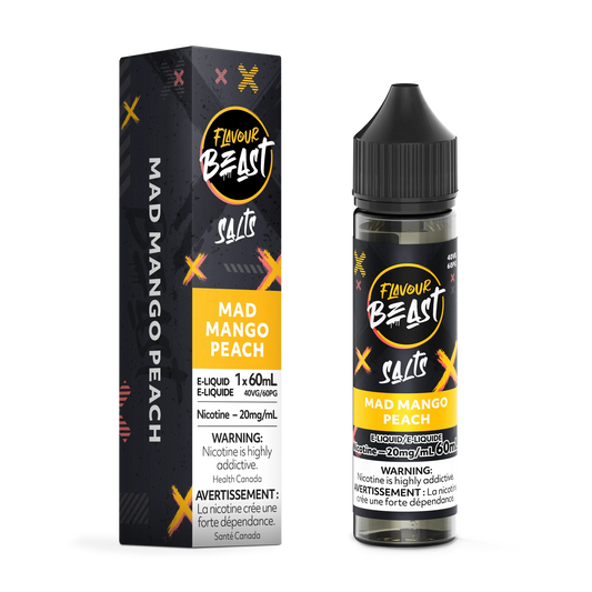 Flavour Beast E-Liquid â€“ Mad Mango Peach (60mL)