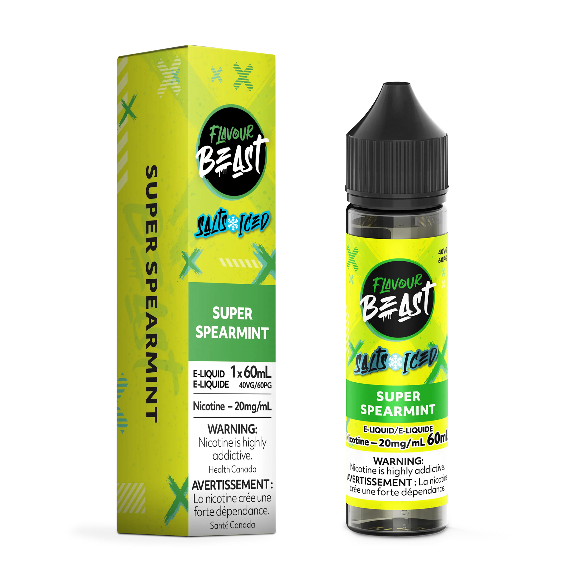 Flavour Beast E-Liquid â€“ Super Spearmint Iced (60mL)