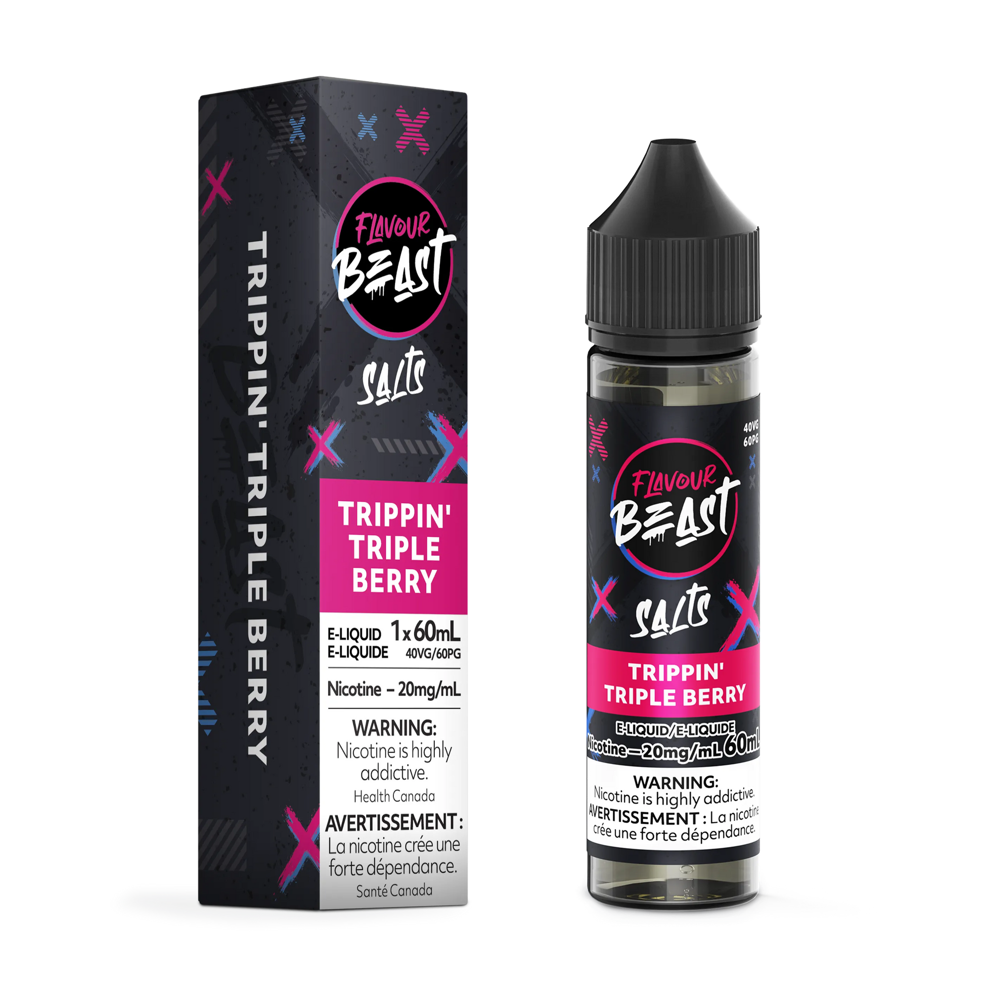 Flavour Beast E-Liquid â€“ Trippin' Triple Berry (60mL)